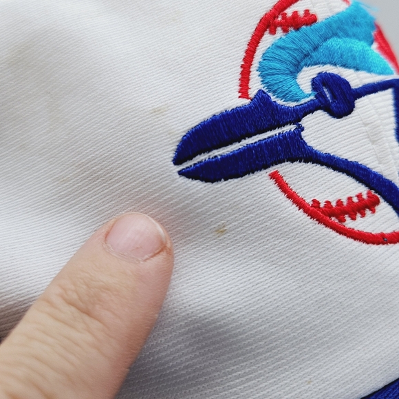 VINTAGE | Ted Fletcher MLB Toronto Blue Jays baseball mesh snapback cap hat - Picture 4 of 9